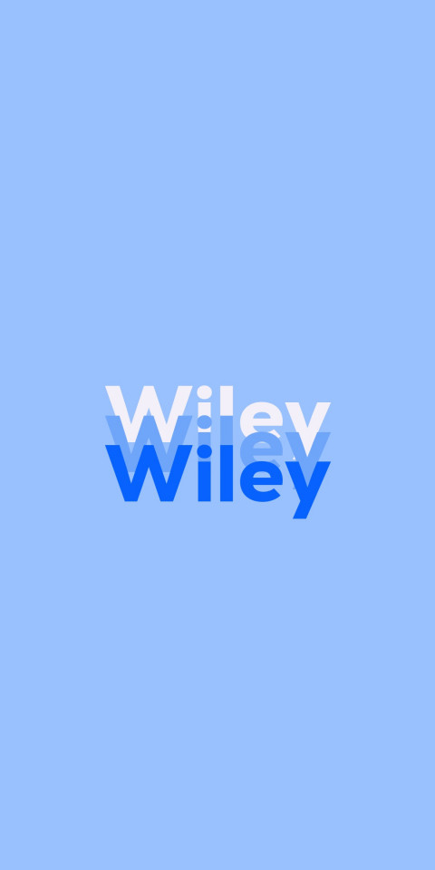 Free photo of Name DP: Wiley