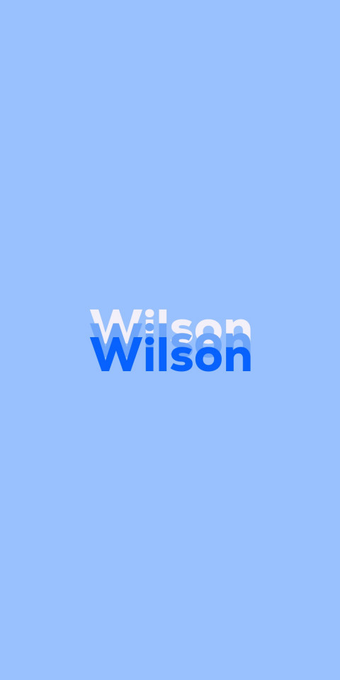 Free photo of Name DP: Wilson
