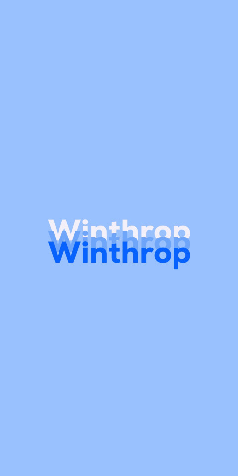 Free photo of Name DP: Winthrop