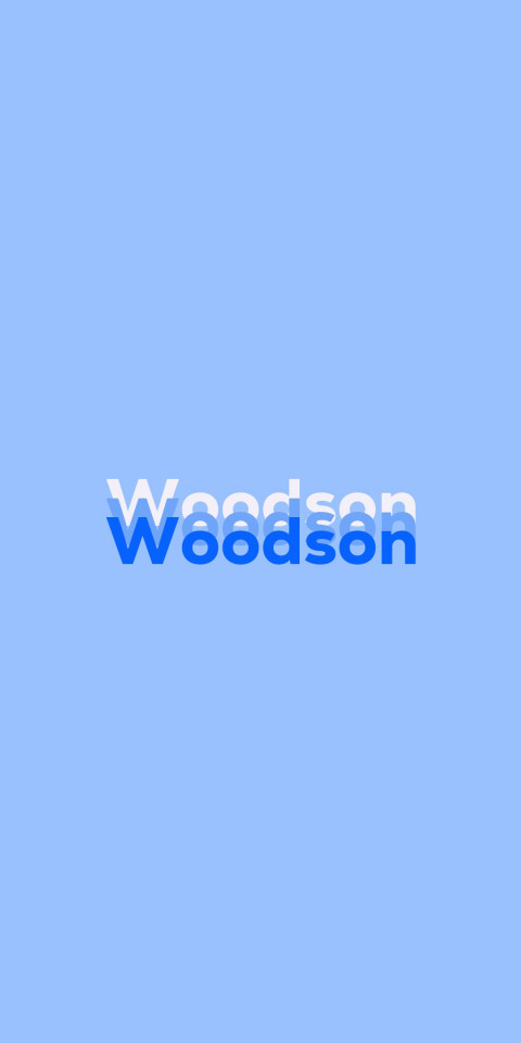 Free photo of Name DP: Woodson