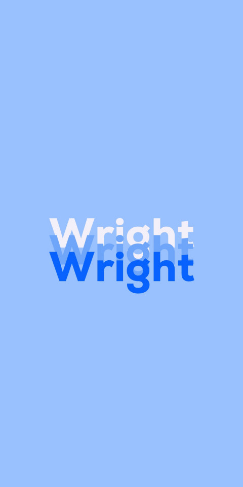 Free photo of Name DP: Wright