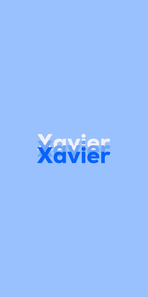 Free photo of Name DP: Xavier