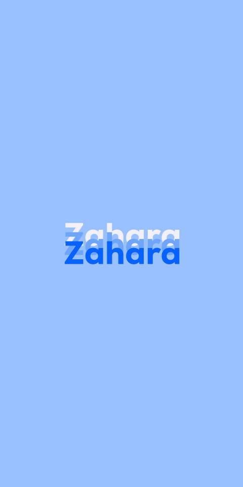 Free photo of Name DP: Zahara