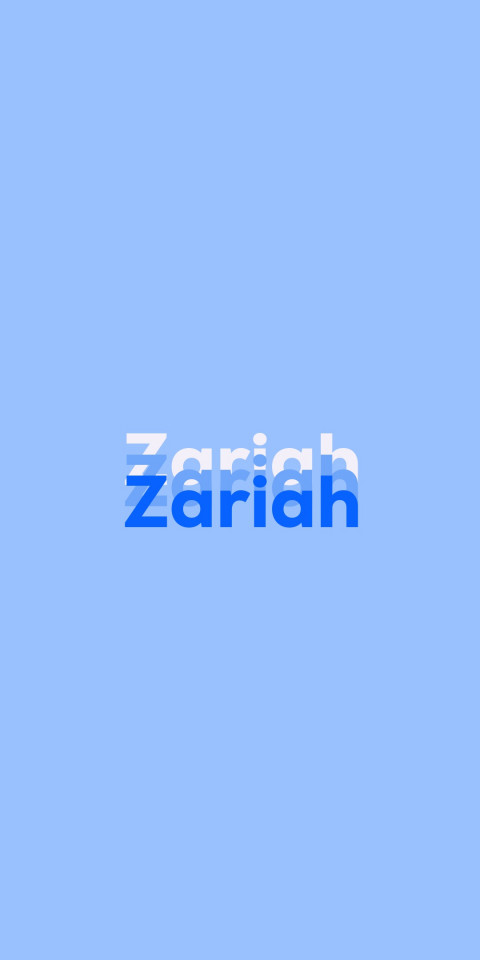 Free photo of Name DP: Zariah