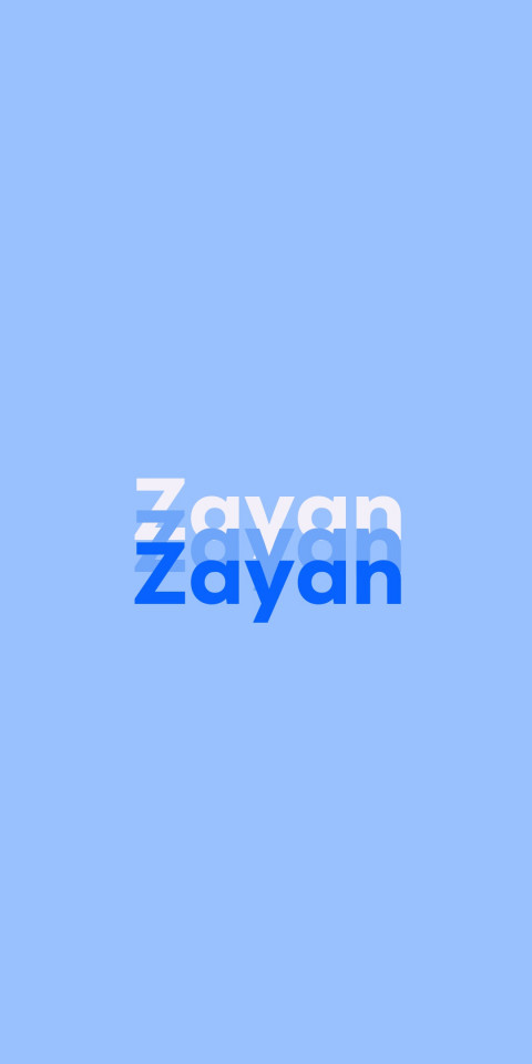 Free photo of Name DP: Zayan