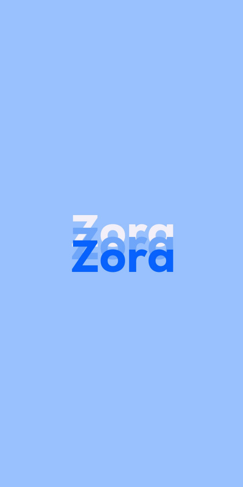 Free photo of Name DP: Zora
