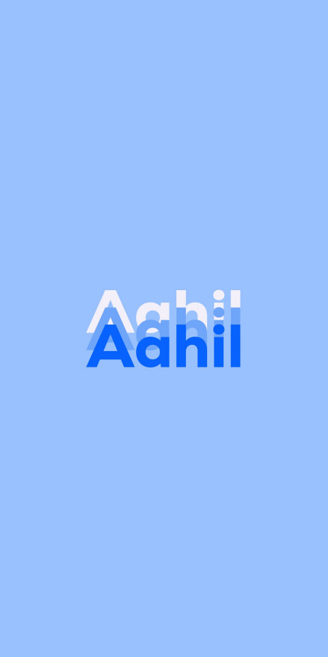 Free photo of Name DP: Aahil