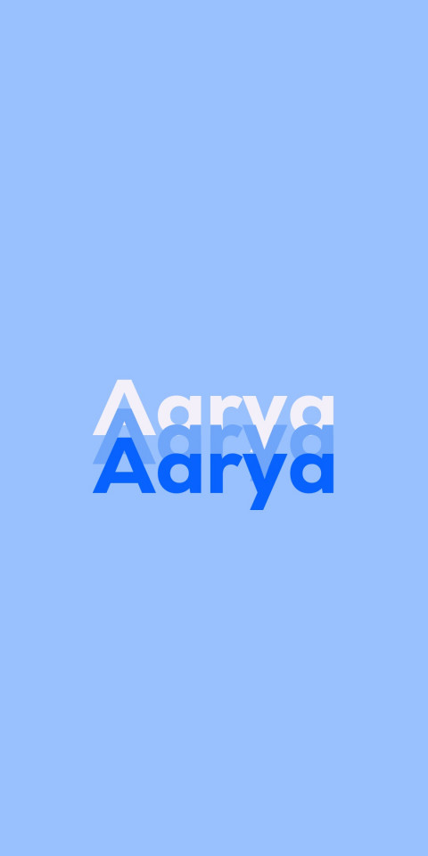 Free photo of Name DP: Aarya