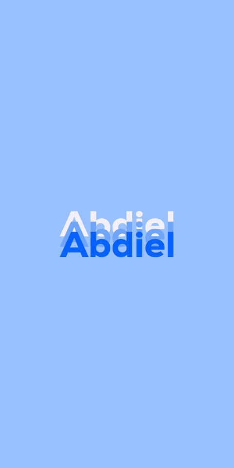 Free photo of Name DP: Abdiel
