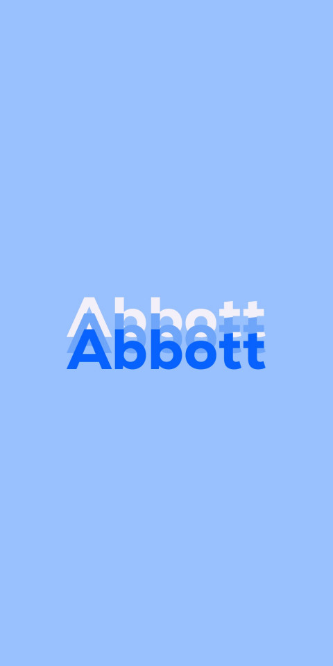Free photo of Name DP: Abbott