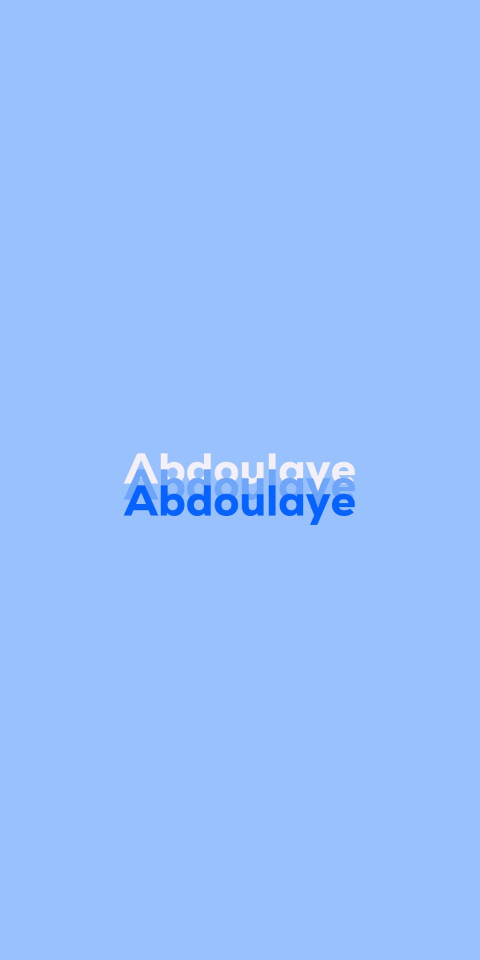 Free photo of Name DP: Abdoulaye
