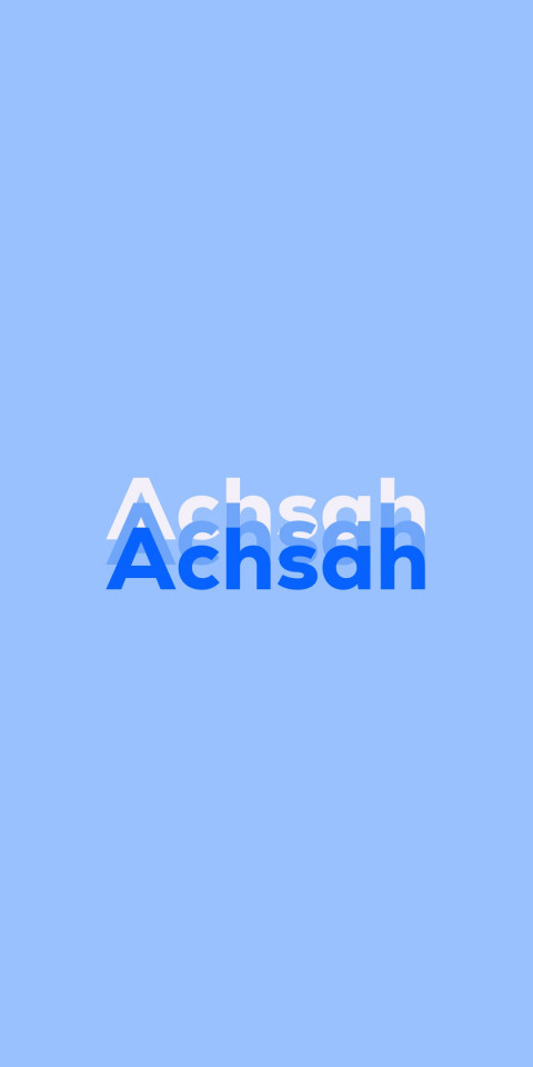 Free photo of Name DP: Achsah