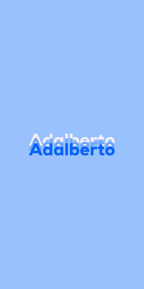 Free photo of Name DP: Adalberto