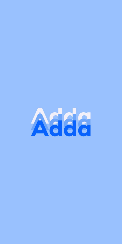 Free photo of Name DP: Adda