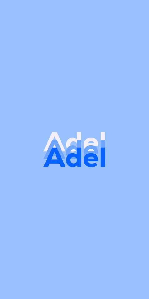 Free photo of Name DP: Adel