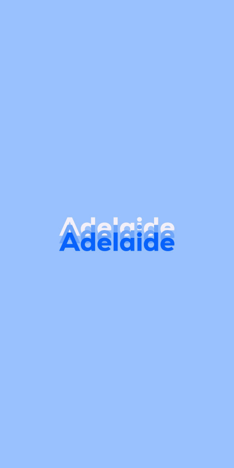 Free photo of Name DP: Adelaide