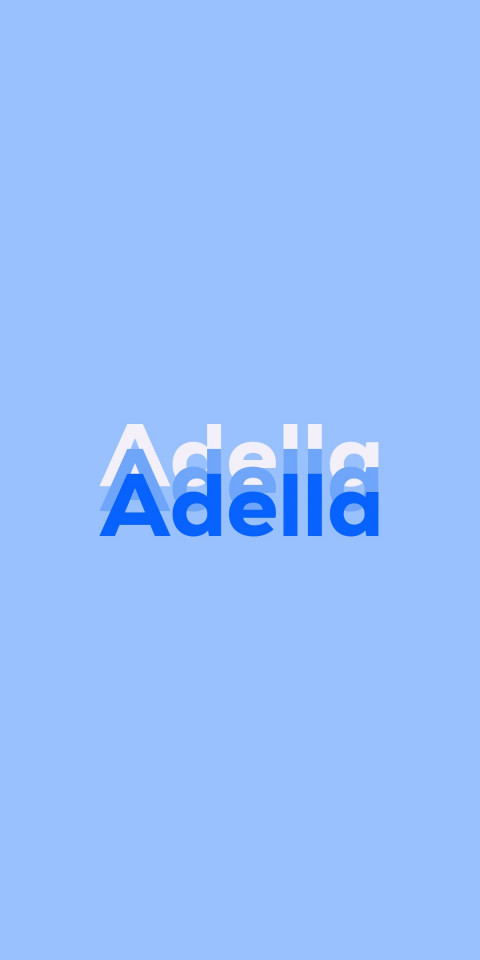 Free photo of Name DP: Adella