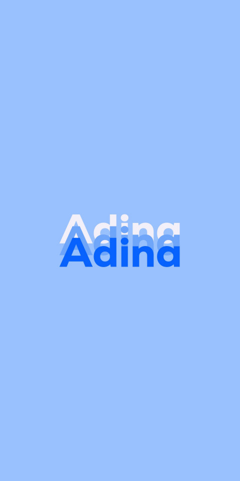 Free photo of Name DP: Adina