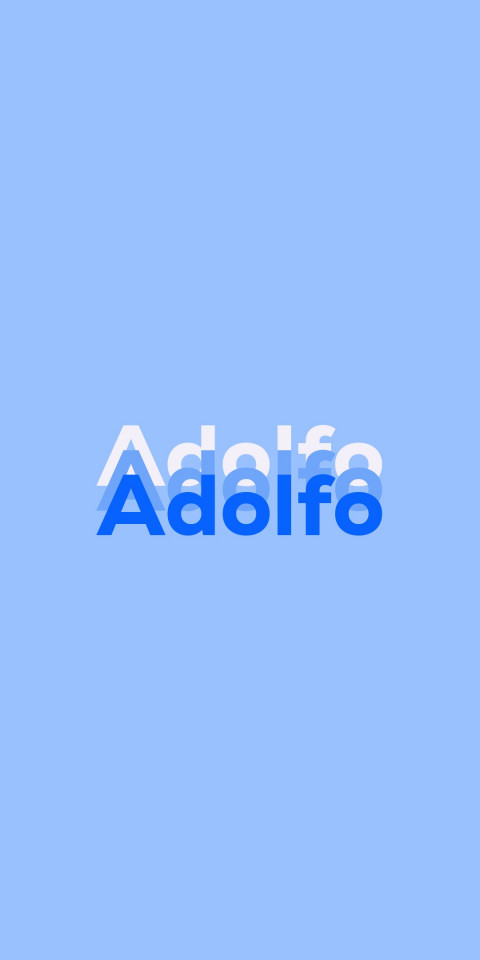 Free photo of Name DP: Adolfo