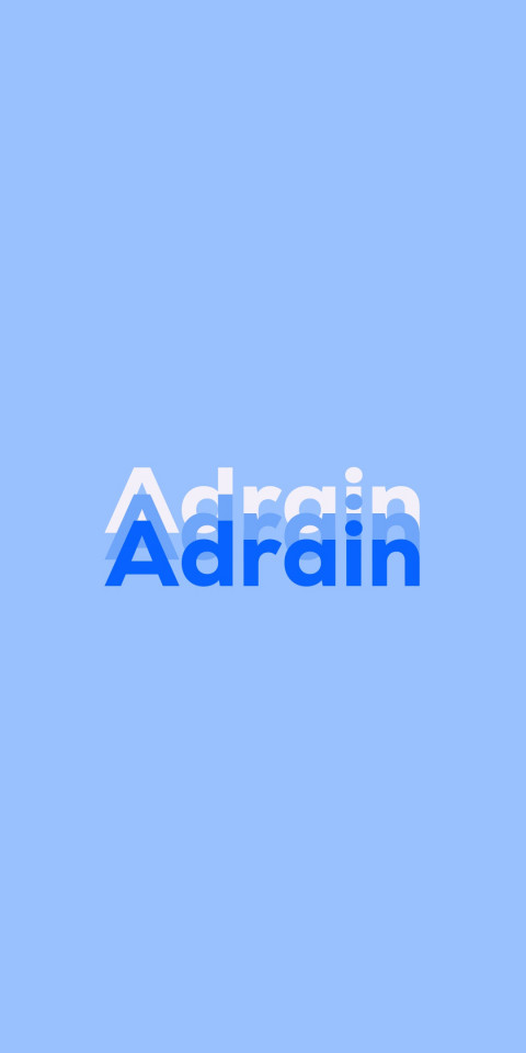 Free photo of Name DP: Adrain