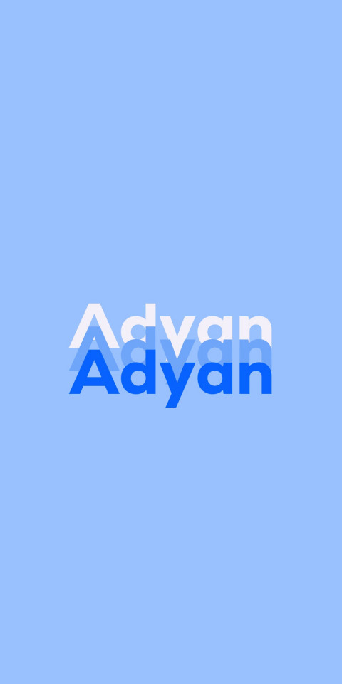 Free photo of Name DP: Adyan
