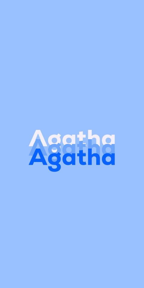 Free photo of Name DP: Agatha