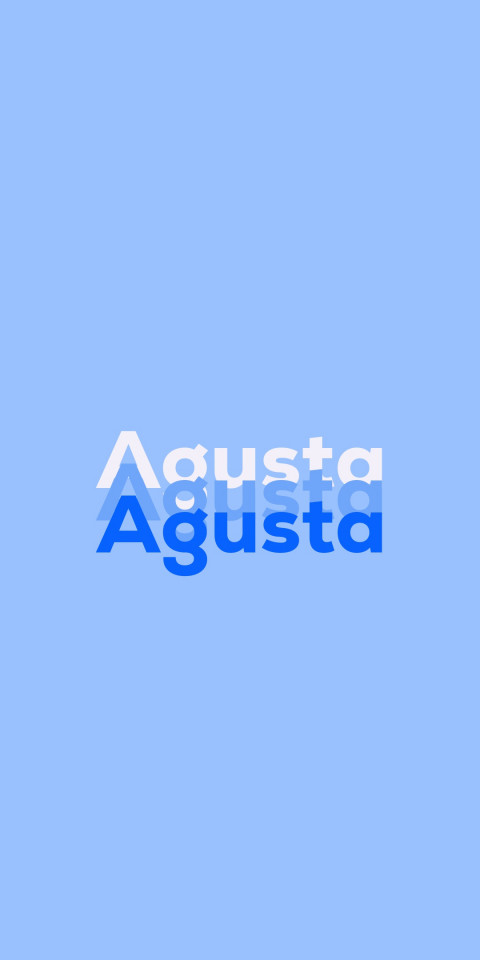 Free photo of Name DP: Agusta