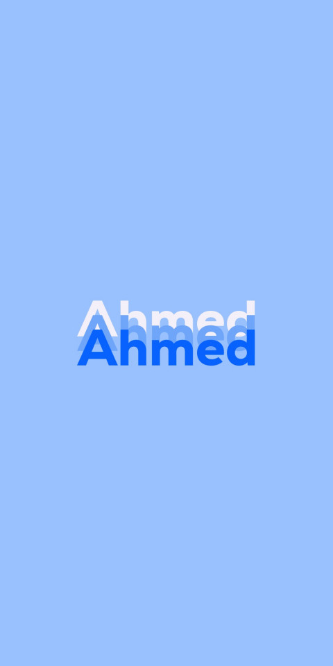 Free photo of Name DP: Ahmed