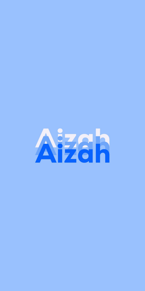 Free photo of Name DP: Aizah