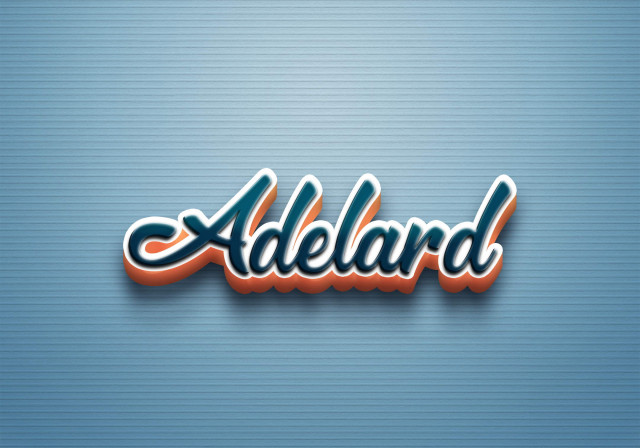 Free photo of Cursive Name DP: Adelard