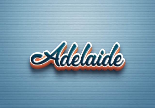 Free photo of Cursive Name DP: Adelaide