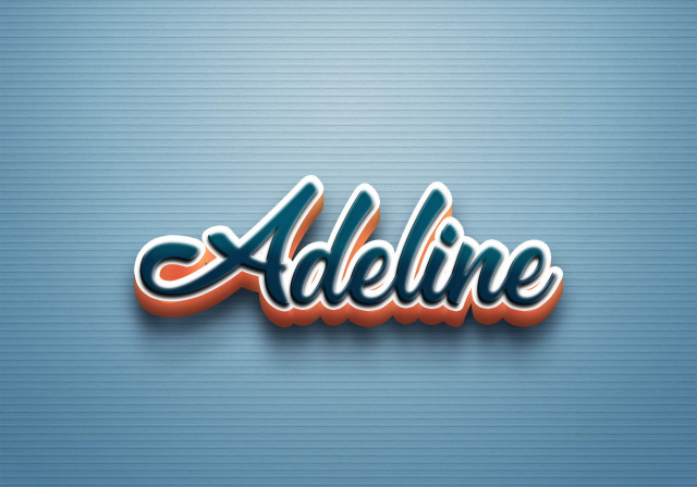 Free photo of Cursive Name DP: Adeline