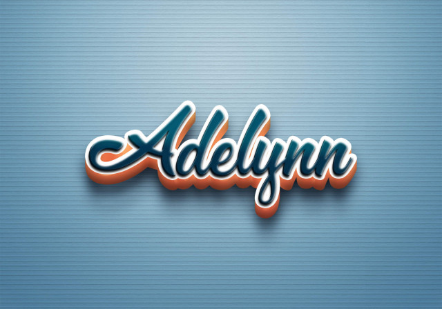 Free photo of Cursive Name DP: Adelynn