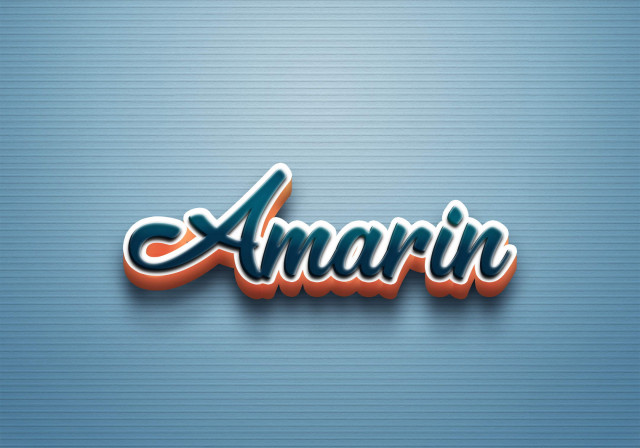 Free photo of Cursive Name DP: Amarin