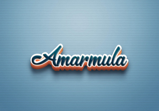 Free photo of Cursive Name DP: Amarmula