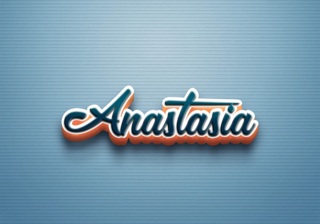 Free photo of Cursive Name DP: Anastasia