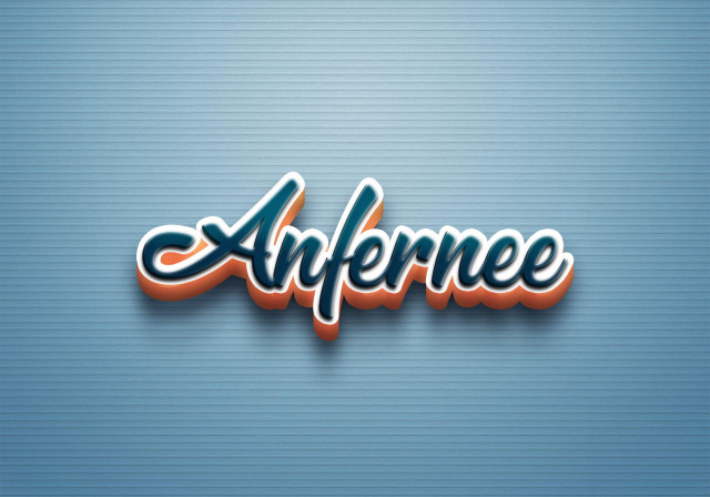 Free photo of Cursive Name DP: Anfernee