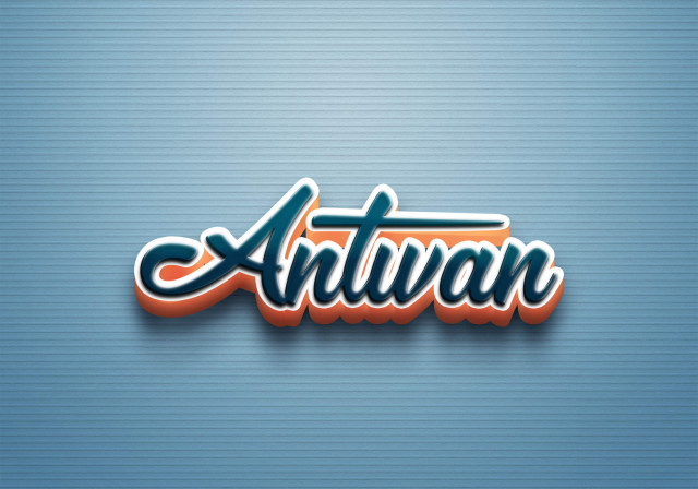 Free photo of Cursive Name DP: Antwan