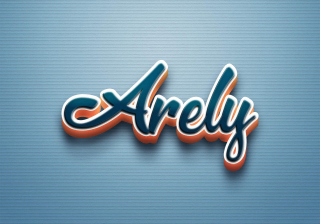 Free photo of Cursive Name DP: Arely
