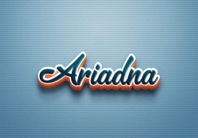Free photo of Cursive Name DP: Ariadna