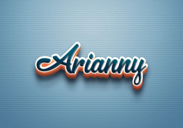 Free photo of Cursive Name DP: Arianny