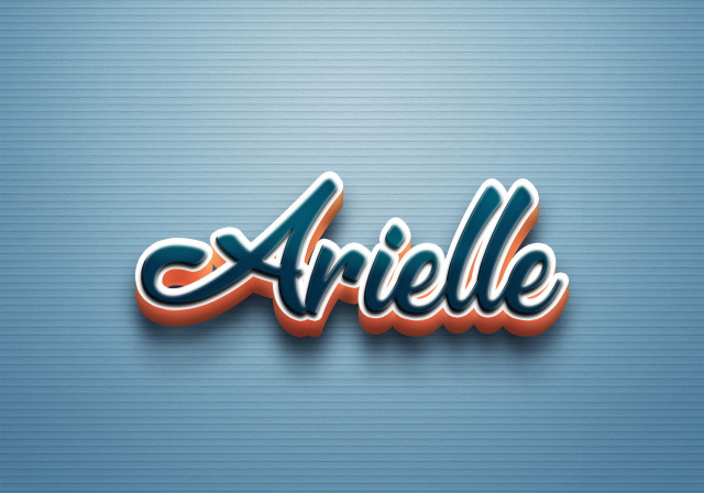 Free photo of Cursive Name DP: Arielle