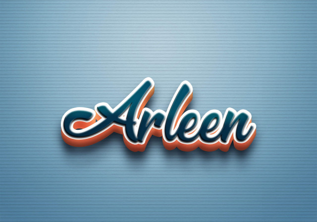 Free photo of Cursive Name DP: Arleen