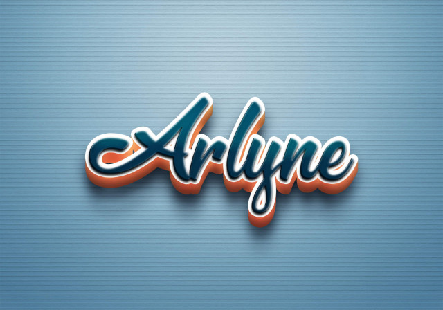 Free photo of Cursive Name DP: Arlyne