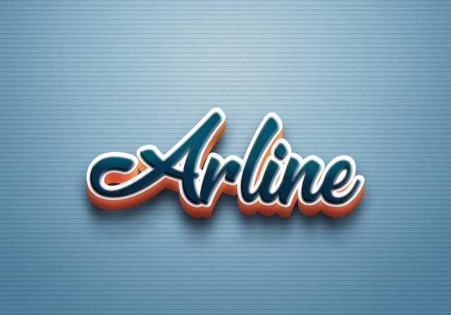 Free photo of Cursive Name DP: Arline