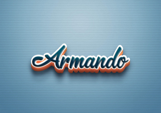 Free photo of Cursive Name DP: Armando