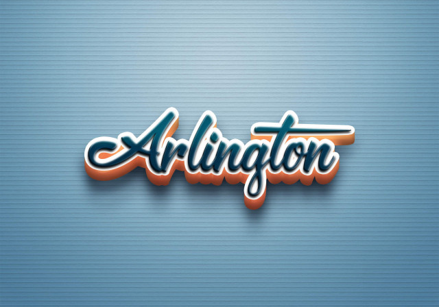 Free photo of Cursive Name DP: Arlington