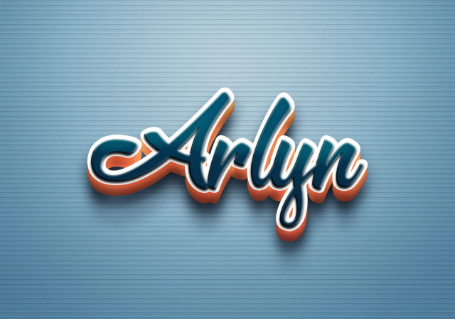 Free photo of Cursive Name DP: Arlyn