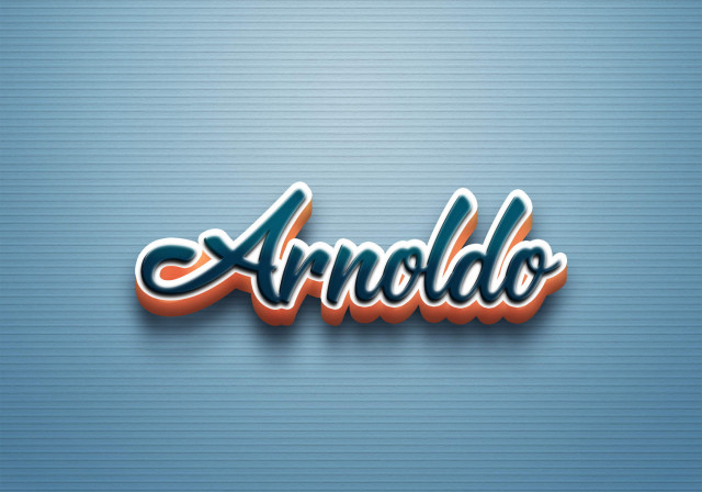 Free photo of Cursive Name DP: Arnoldo