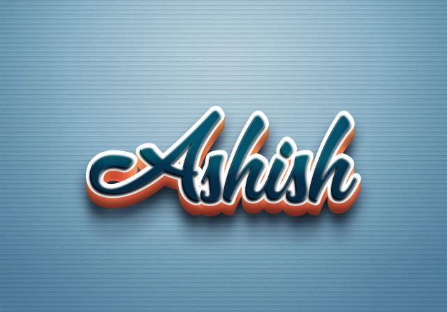 Free photo of Cursive Name DP: Ashish